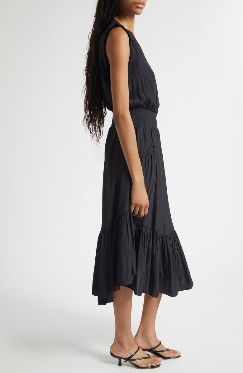 Ramy Brook Coco Sleeveless A-Line Dress, Alternate, color, Black