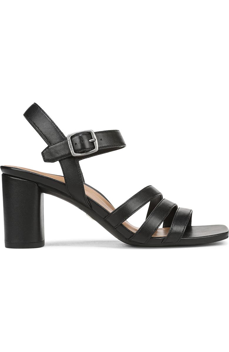 Vionic Nora Ankle Strap Sandal, Alternate, color, Black