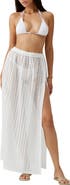 Melissa Odabash Mendi Embroidered Lace Cover-Up Skirt