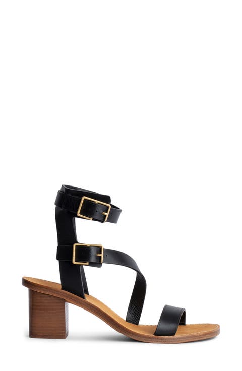 Cecilia Caprese Block Heel Strappy Sandal (Women)
