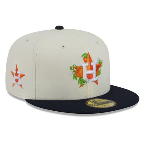 Men's New Era White/Navy Houston Astros Blossom 59FIFTY Fitted Hat