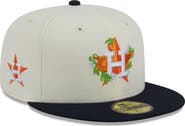 New Era Men's New Era White/Navy Houston Astros Blossom 59FIFTY Fitted Hat