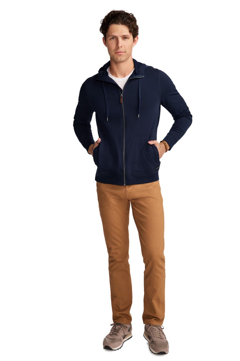Men's Full Zip Fleece Hoodie, Alternate, color, Jockey Blue