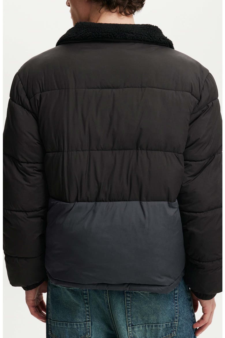 Men's Vermont Puffer Jacket, Alternate, color, Black