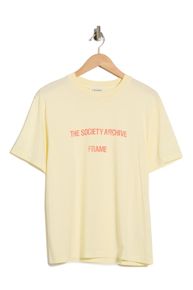Soa Cotton Graphic Print T-Shirt, Alternate, color, SOFT YELLOW
