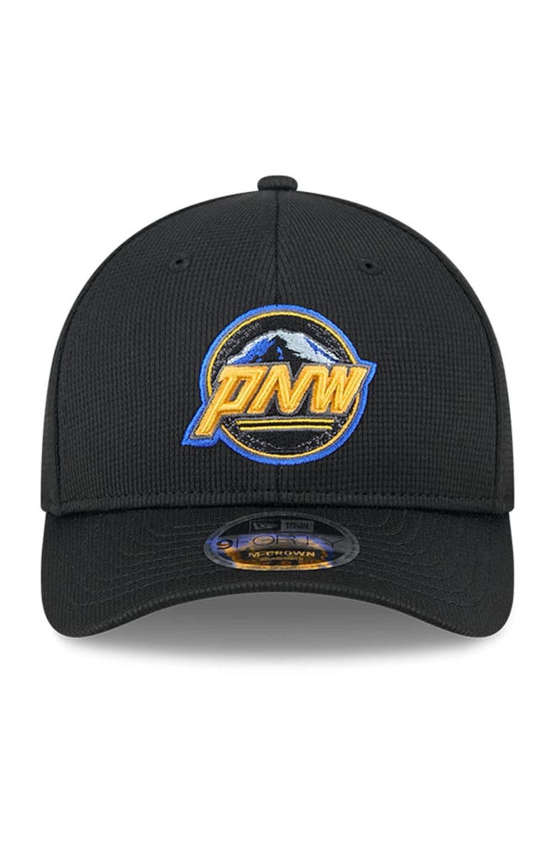 New Era Men's New Era Black Seattle Mariners City Connect Batting Practice 9FORTY M-Crown Adjustable Hat, Alternate, color, Black