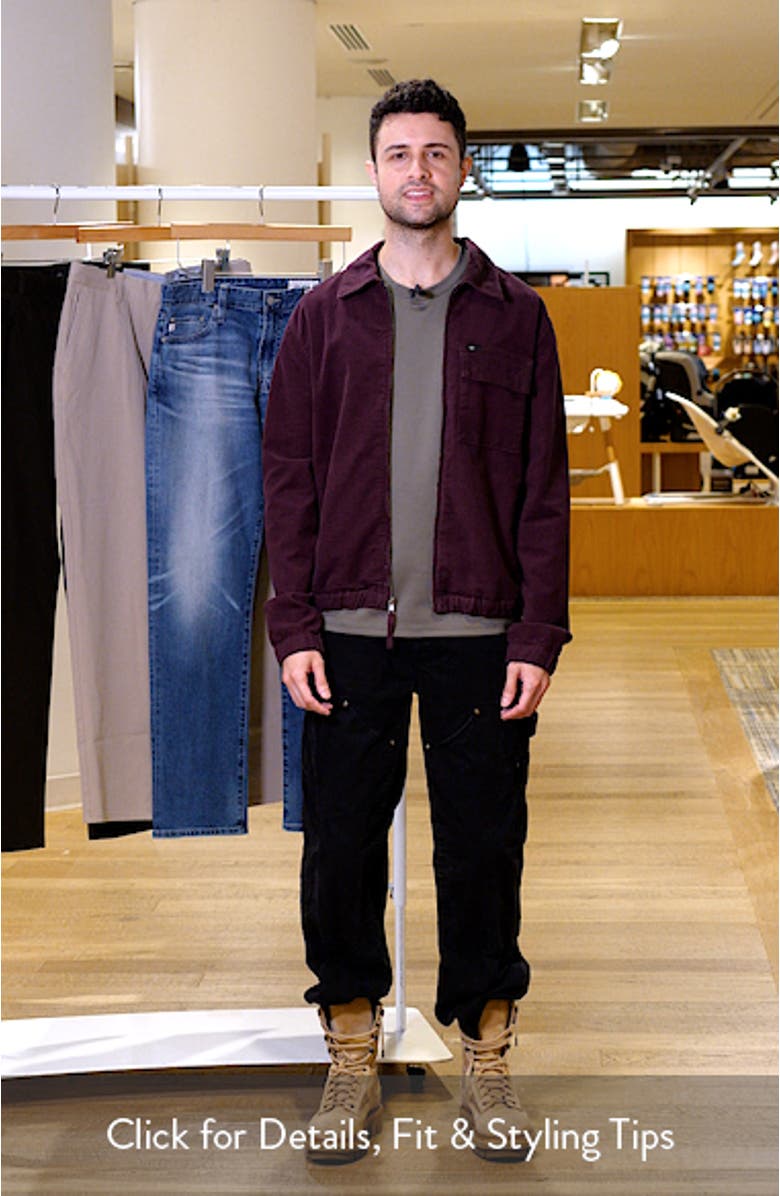 Philip Zip Stretch Cotton Jacket, sales video thumbnail