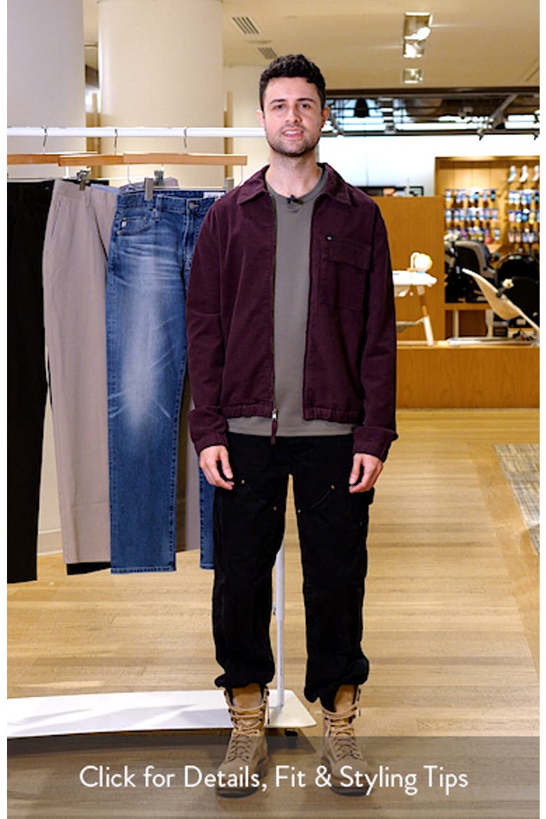 Philip Zip Stretch Cotton Jacket video
