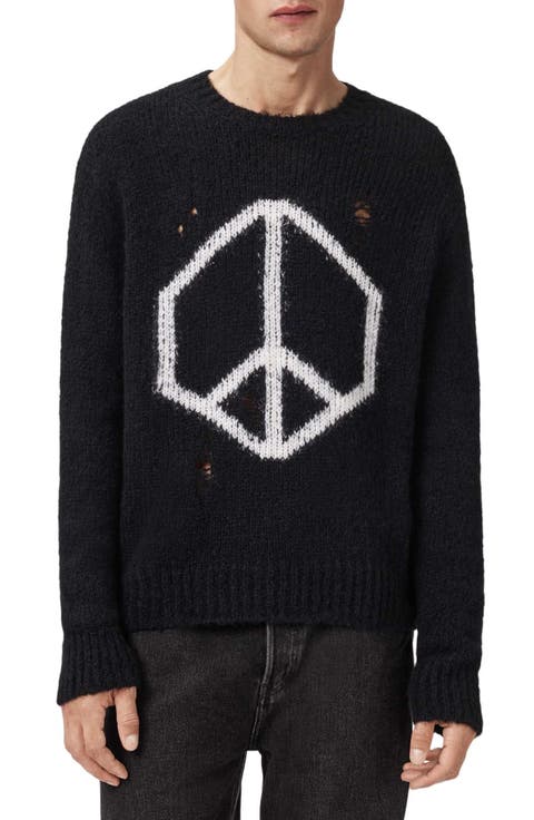 Message Wool Blend Crewneck Sweater