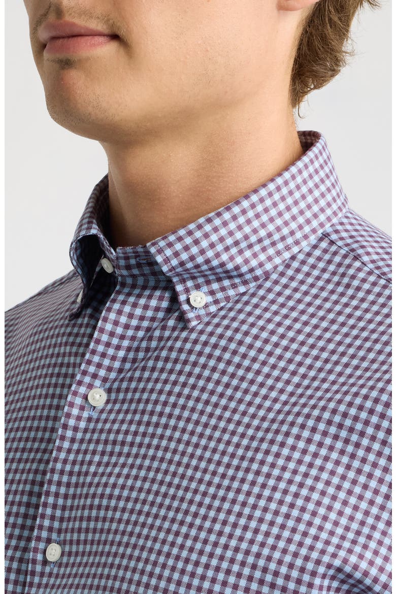 Liam Crown Soft Twill Sport Shirt, Alternate, color, GRAPESEED