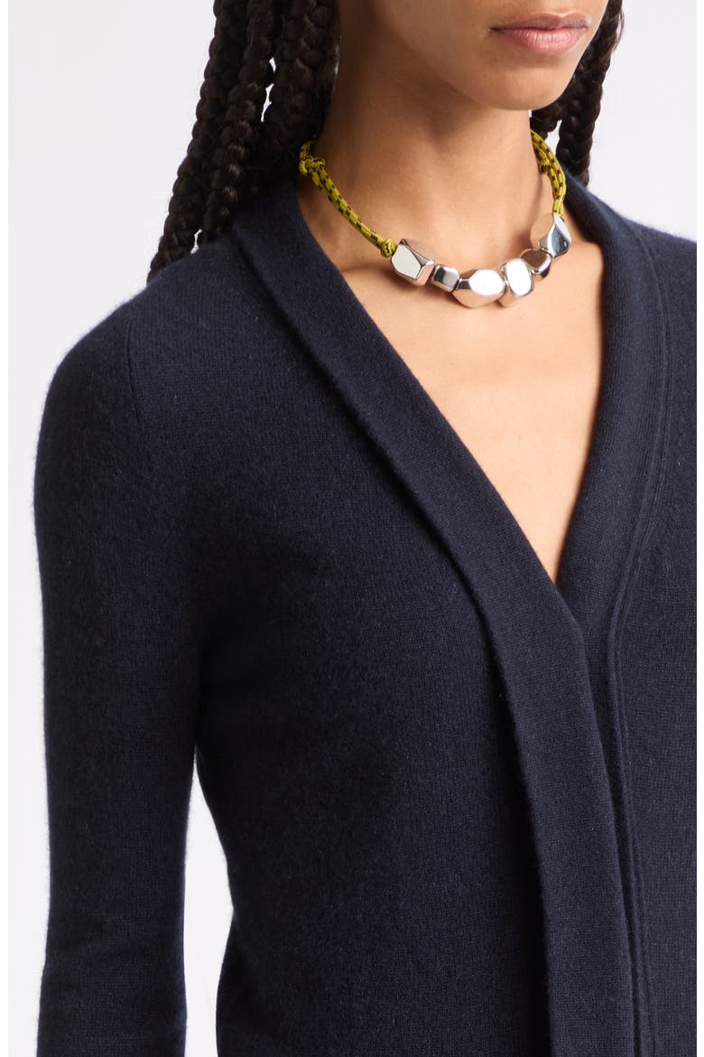 Shawl Collar Cashmere Cardigan, Alternate, color, NAVY