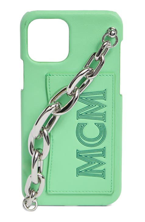 iPhone 12 Chain Leather Case