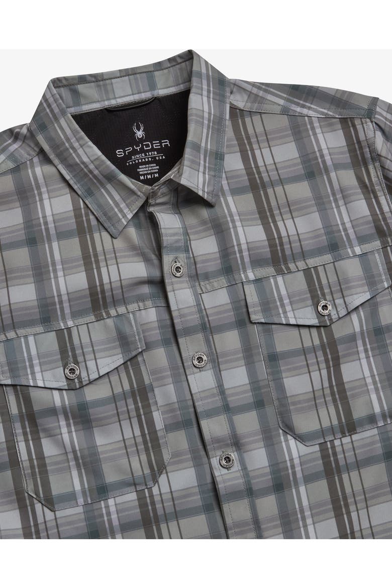 Men Seaside Collared Shirt, Alternate, color, Olive