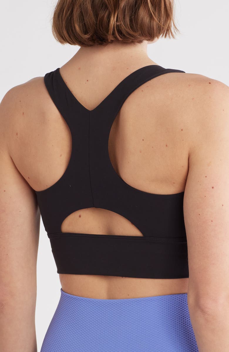 Z by Zella Perform Sports Bra, Alternate, color, Black