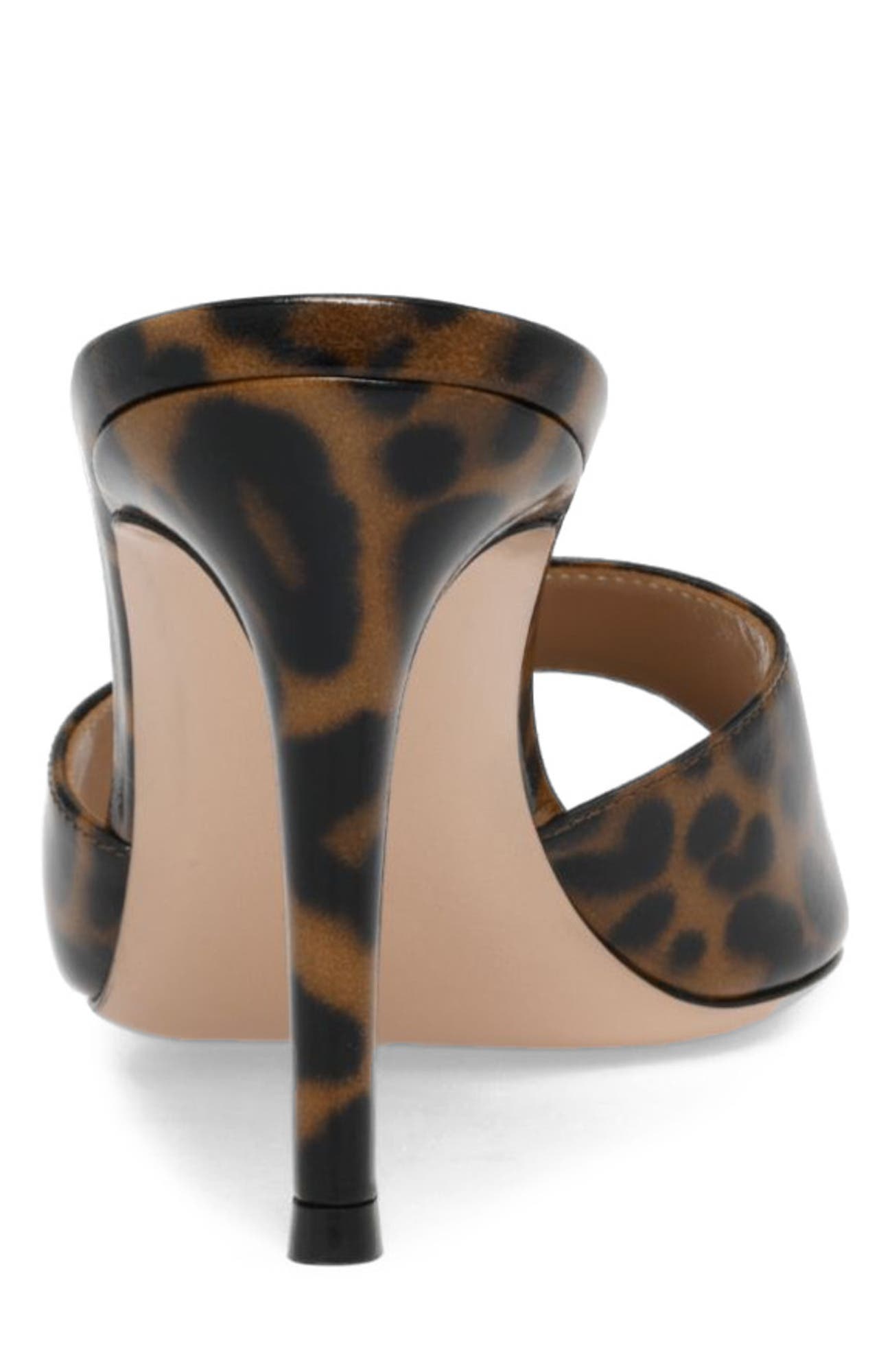Gianvito Rossi Elle 85 Mules, Alternate, color, Brown Nappa