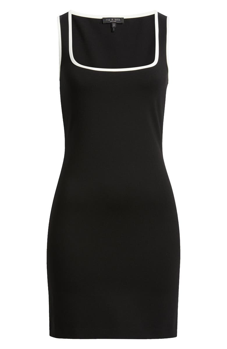 rag & bone Irina Sleeveless Sport Minidress, Alternate, color, Black