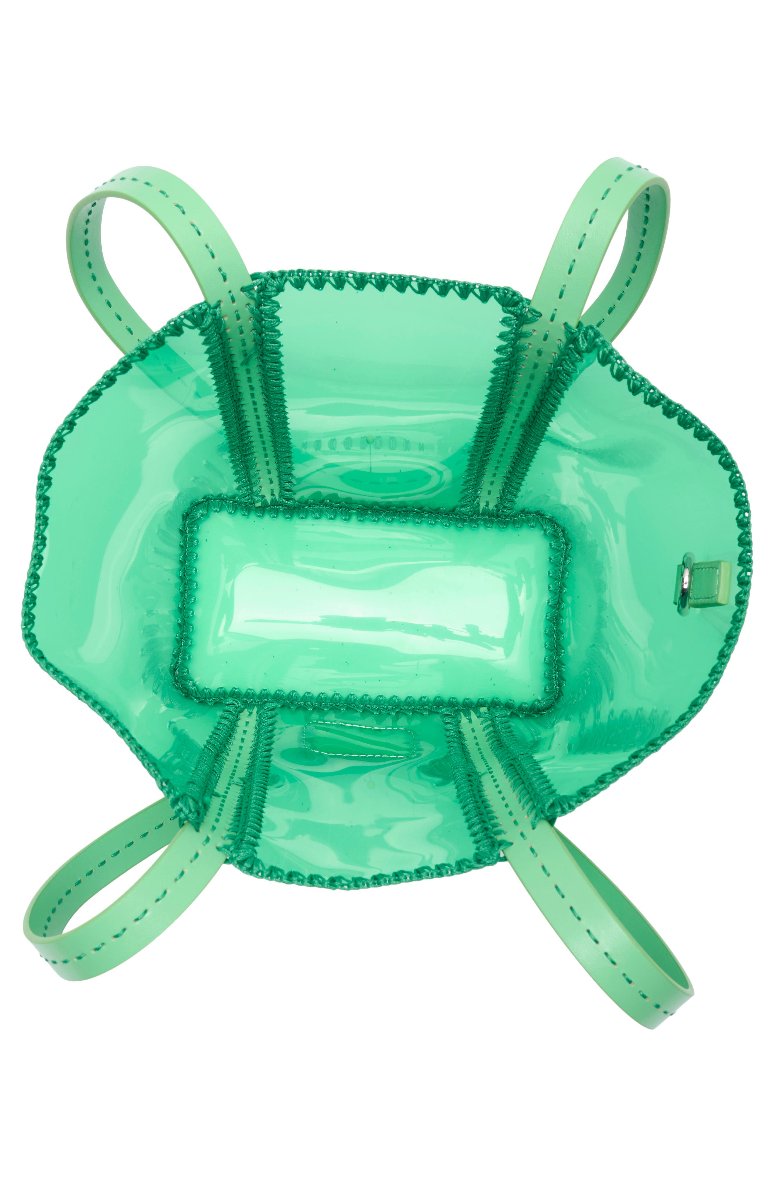 Paradise Tote Bag, Alternate, color, ALOE GREEN