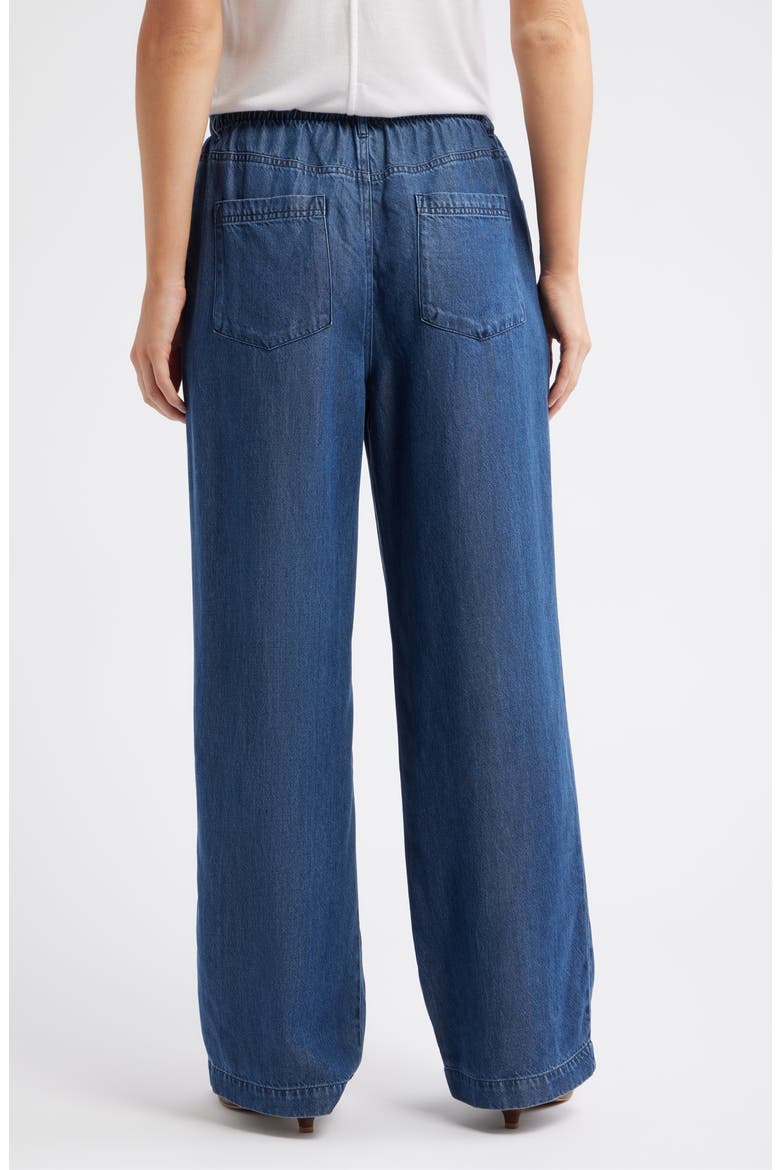 Wide Leg Crop Denim Pants, Alternate, color, HORIZON WASH