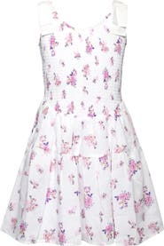 Truly Me Kids' Floral Smocked Bodice Sundress