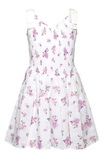 Kids' Floral Smocked Bodice Sundress