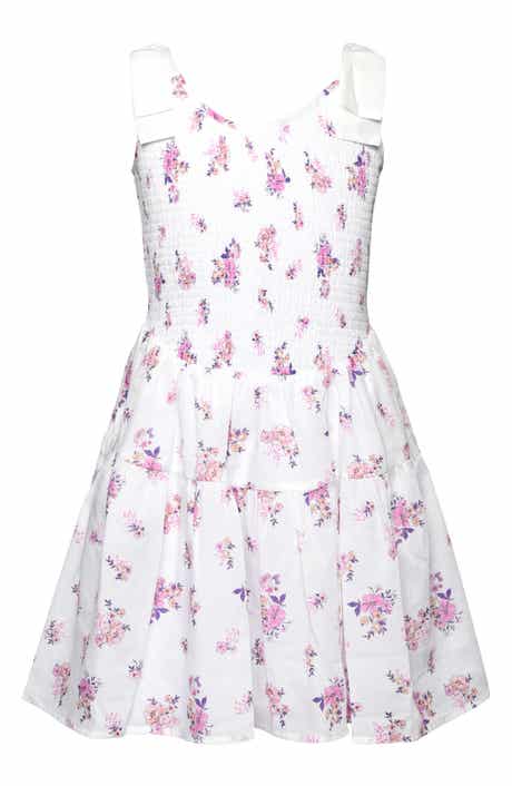Kids' Floral Smocked Bodice Sundress