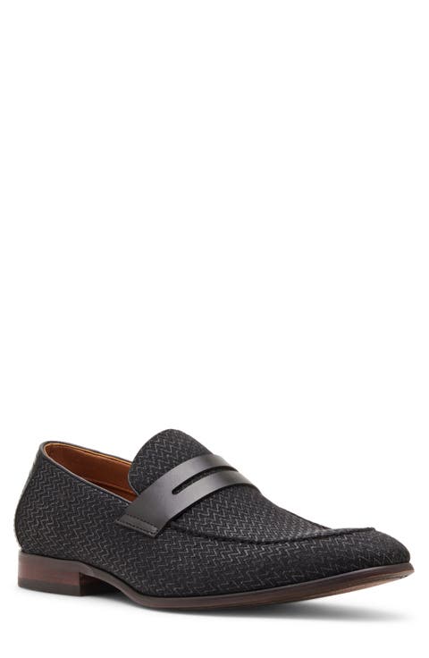 Jules Herringbone Penny Loafer (Men)