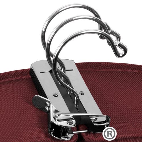 Wallybags 52" Deluxe Travel Garment Bag With Two Pockets In Burgundy