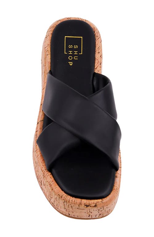 Shushop Lydia Platform Slide Sandal