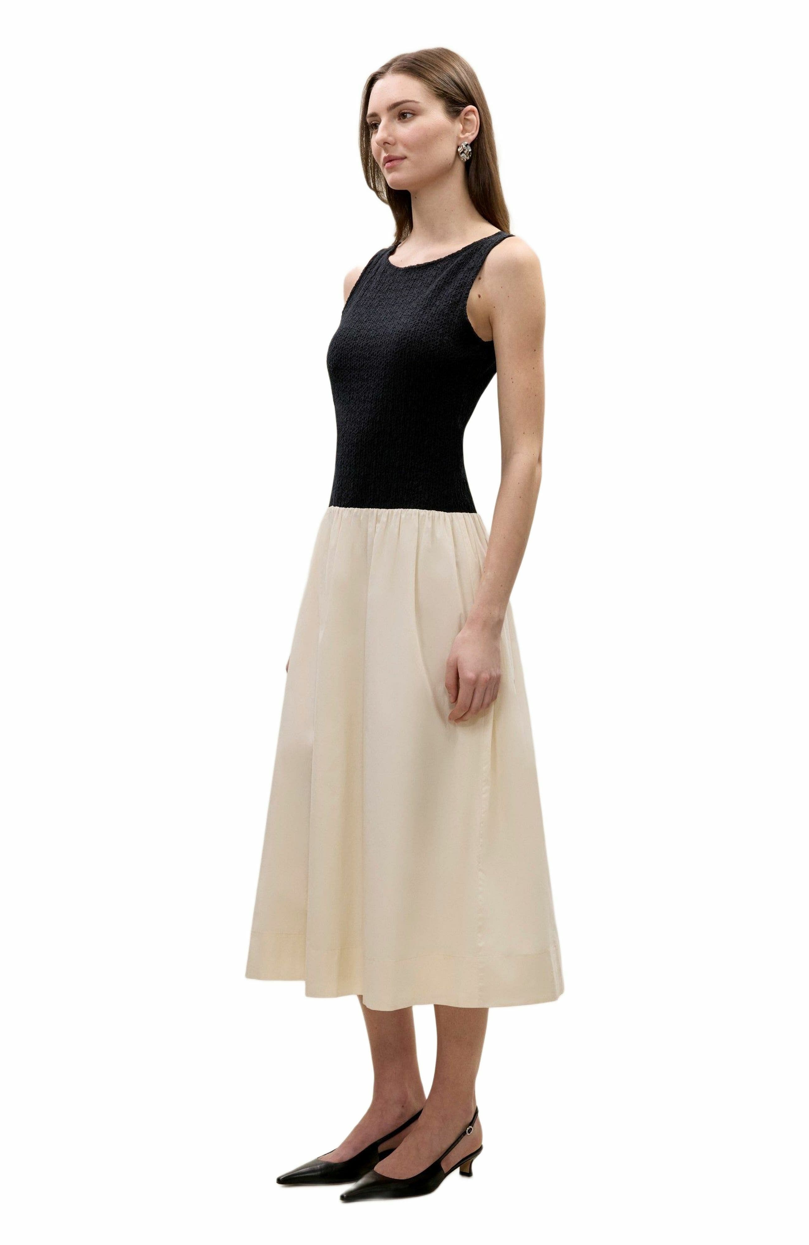 Reese Mixed Media Dress - image 2
