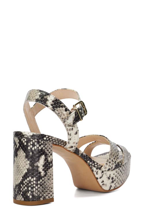 Dune London Molten Platform Sandal In Brown