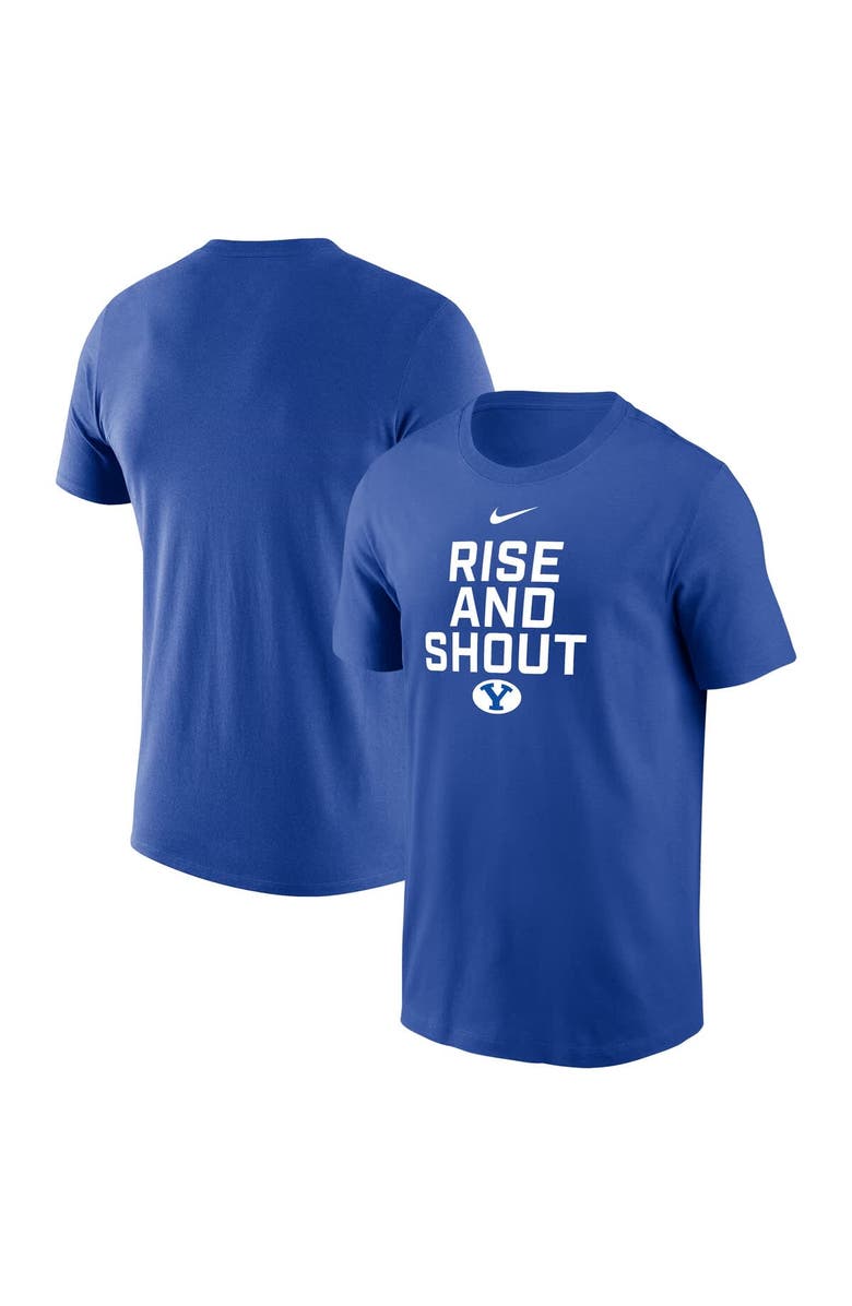 Nike Men's Nike Royal BYU Cougars Local Performance T-Shirt, Main, color, 