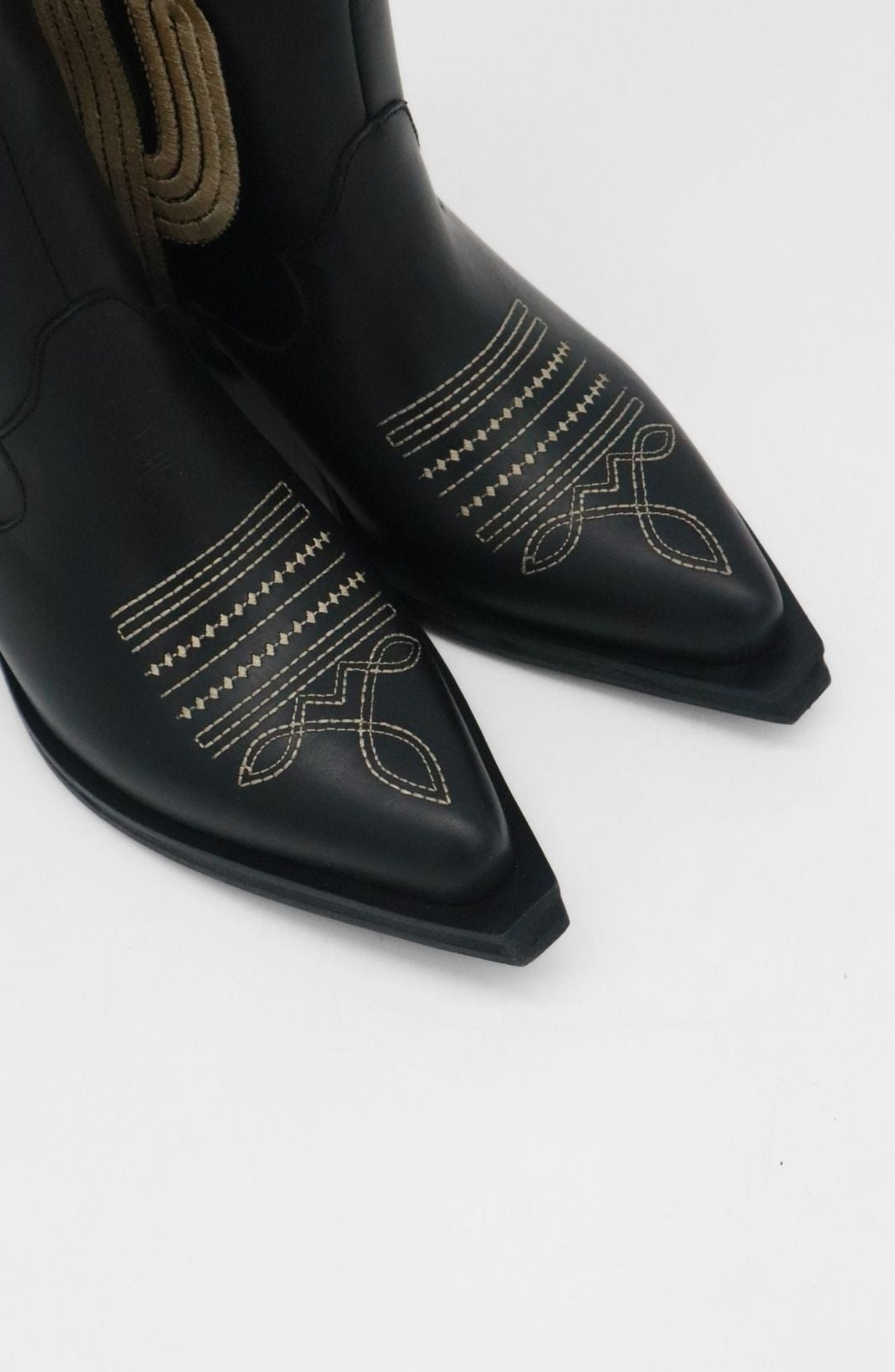 STIVALI NEW YORK Oasis Western Cowboy Boots, Alternate, color, Black