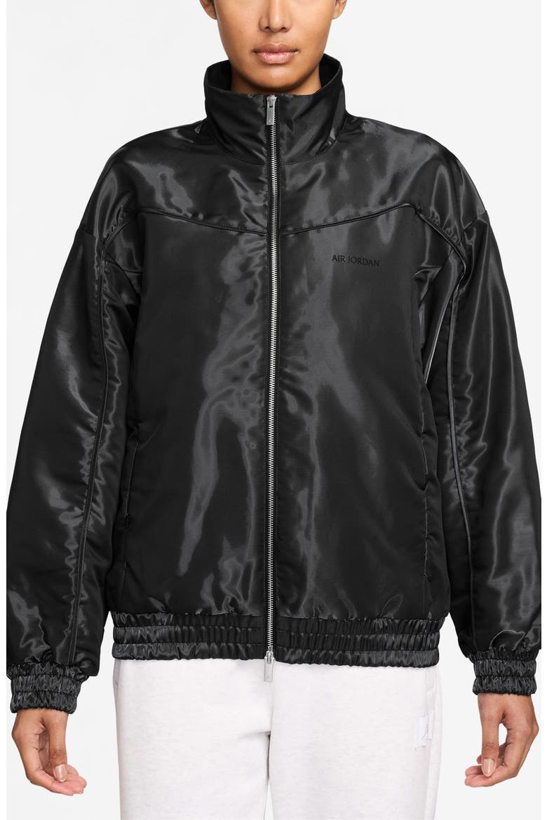 Air Jordan Track Jacket, Main, color, BLACK