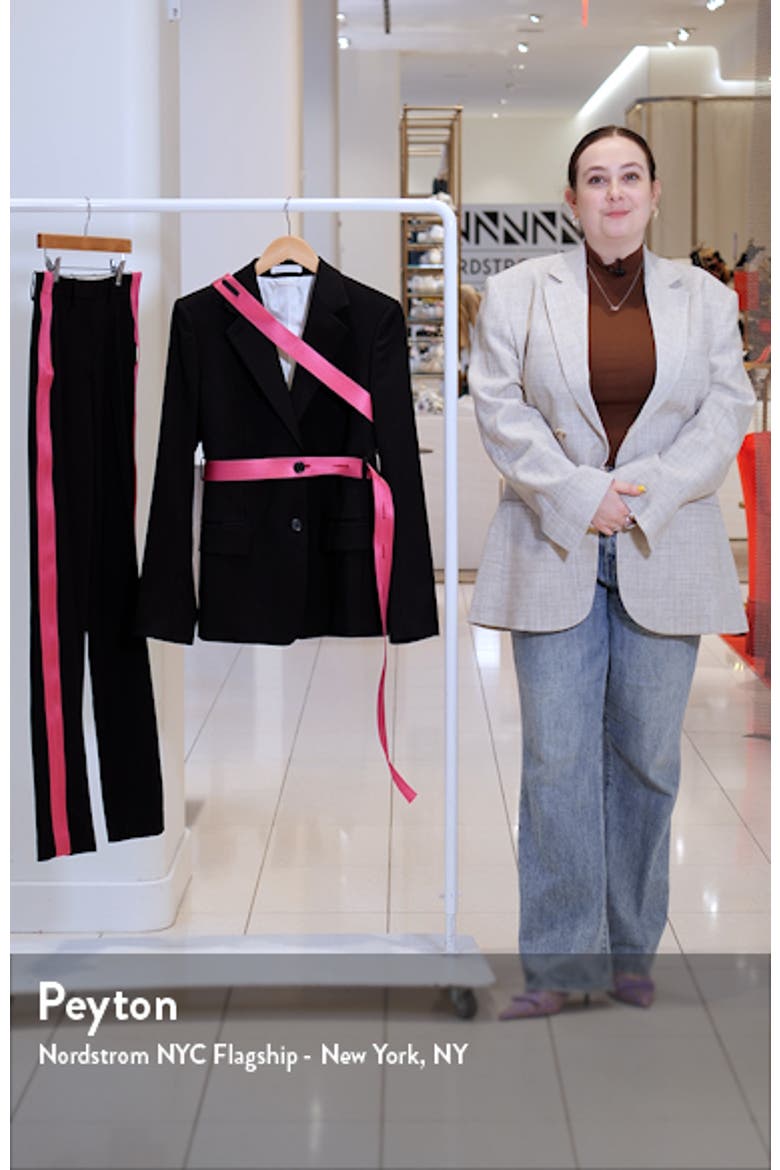 Seat Belt Virgin Wool Blazer video