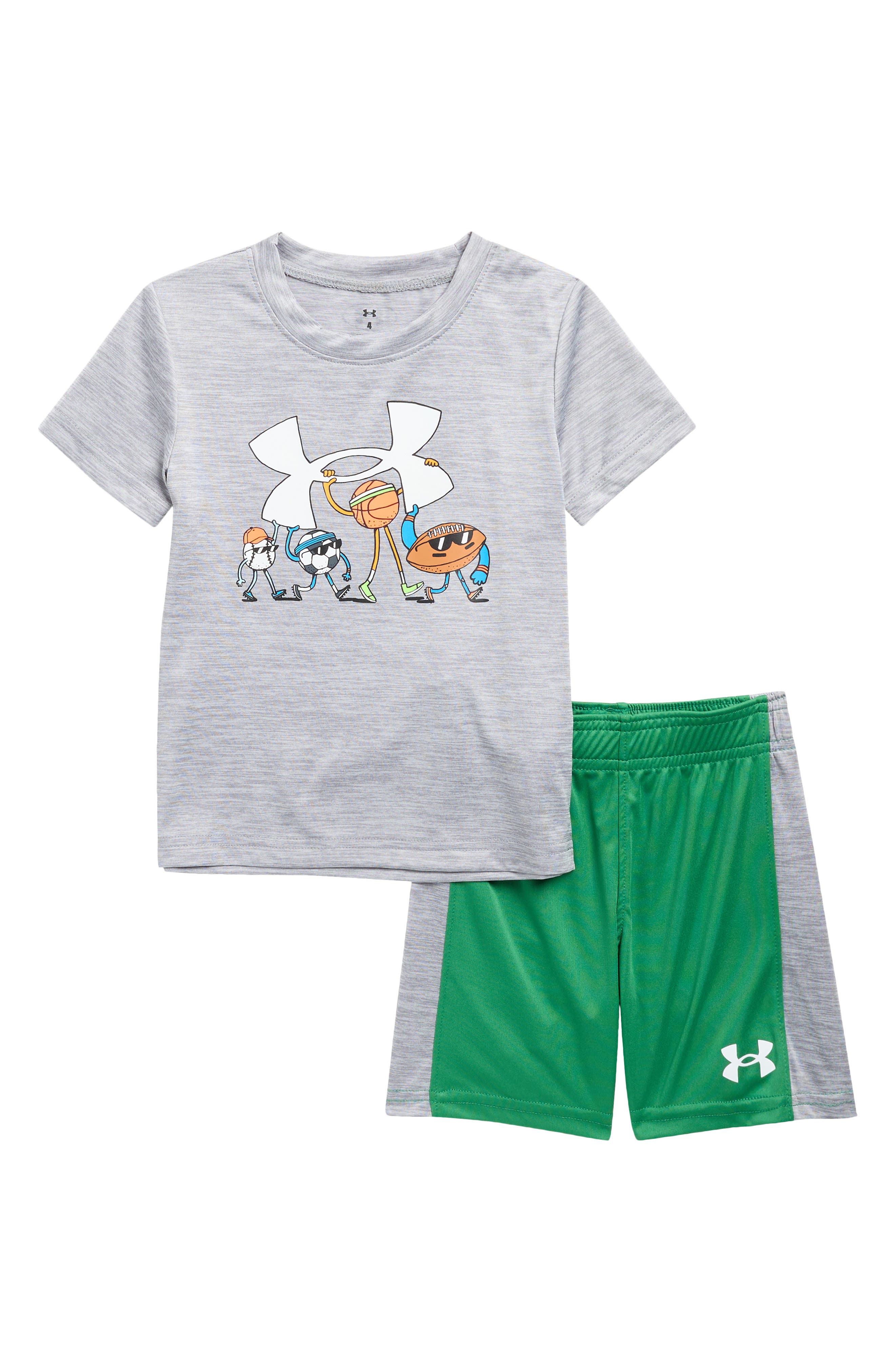 Under Armour Kids' Tech Multi Sport T=Shirt & Shorts Set