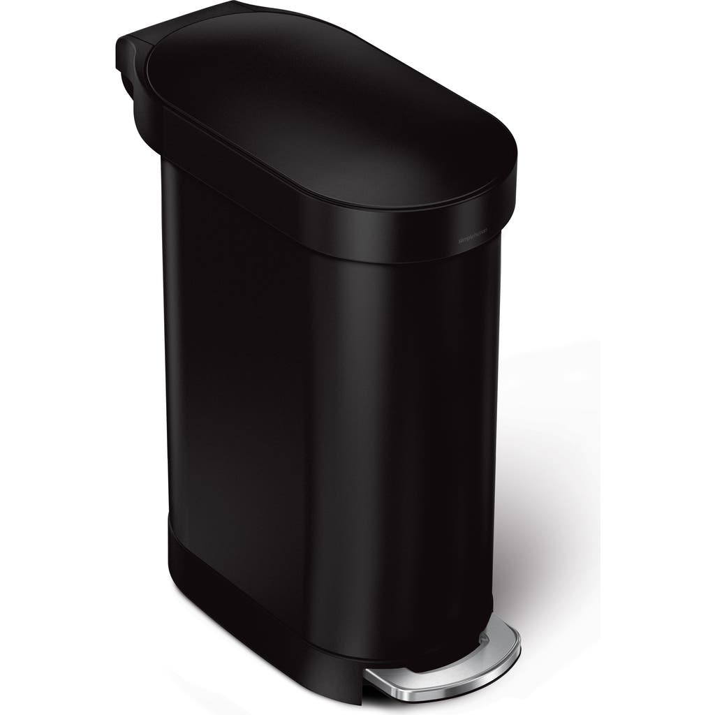 Simplehuman 45l Slim Liner Rim Step Trash Can