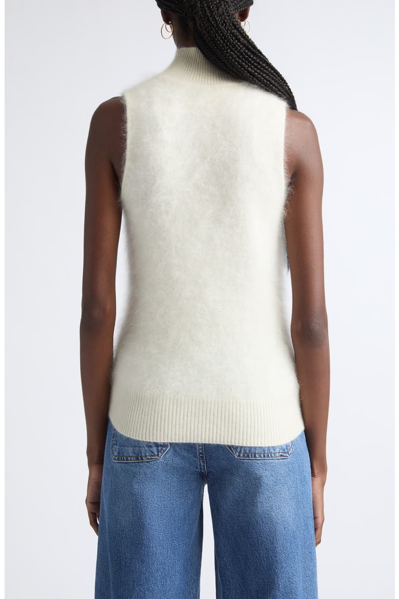 Dora Mock Neck Cashmere Sweater, Alternate, color, IVORY