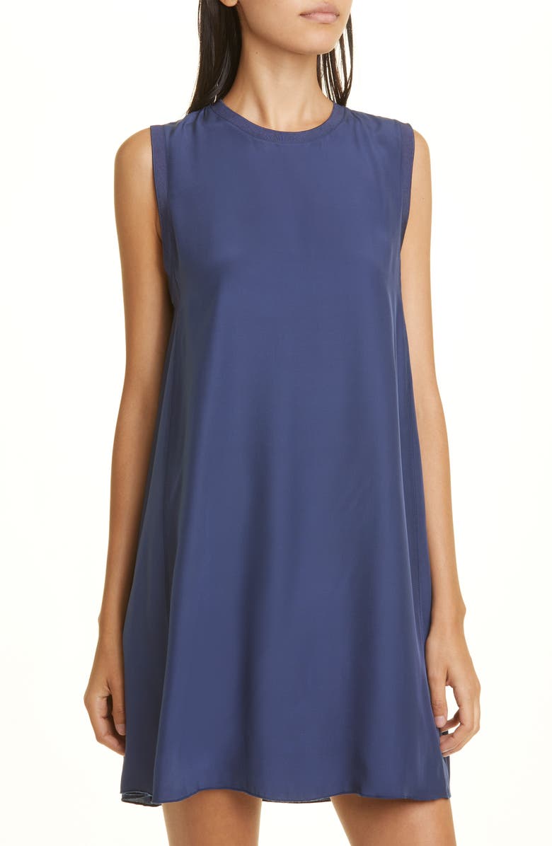 ATM Anthony Thomas Melillo Sleeveless Silk Shift Dress, Alternate, color, 