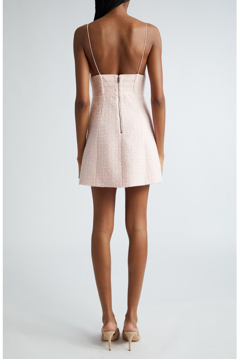 Carli Tweed Minidress, Alternate, color, PINK LACE