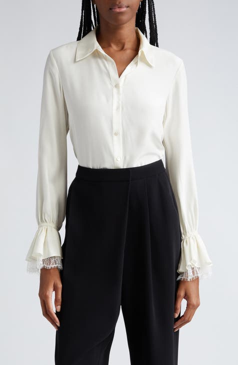 Roxie Lace Silk Shirt