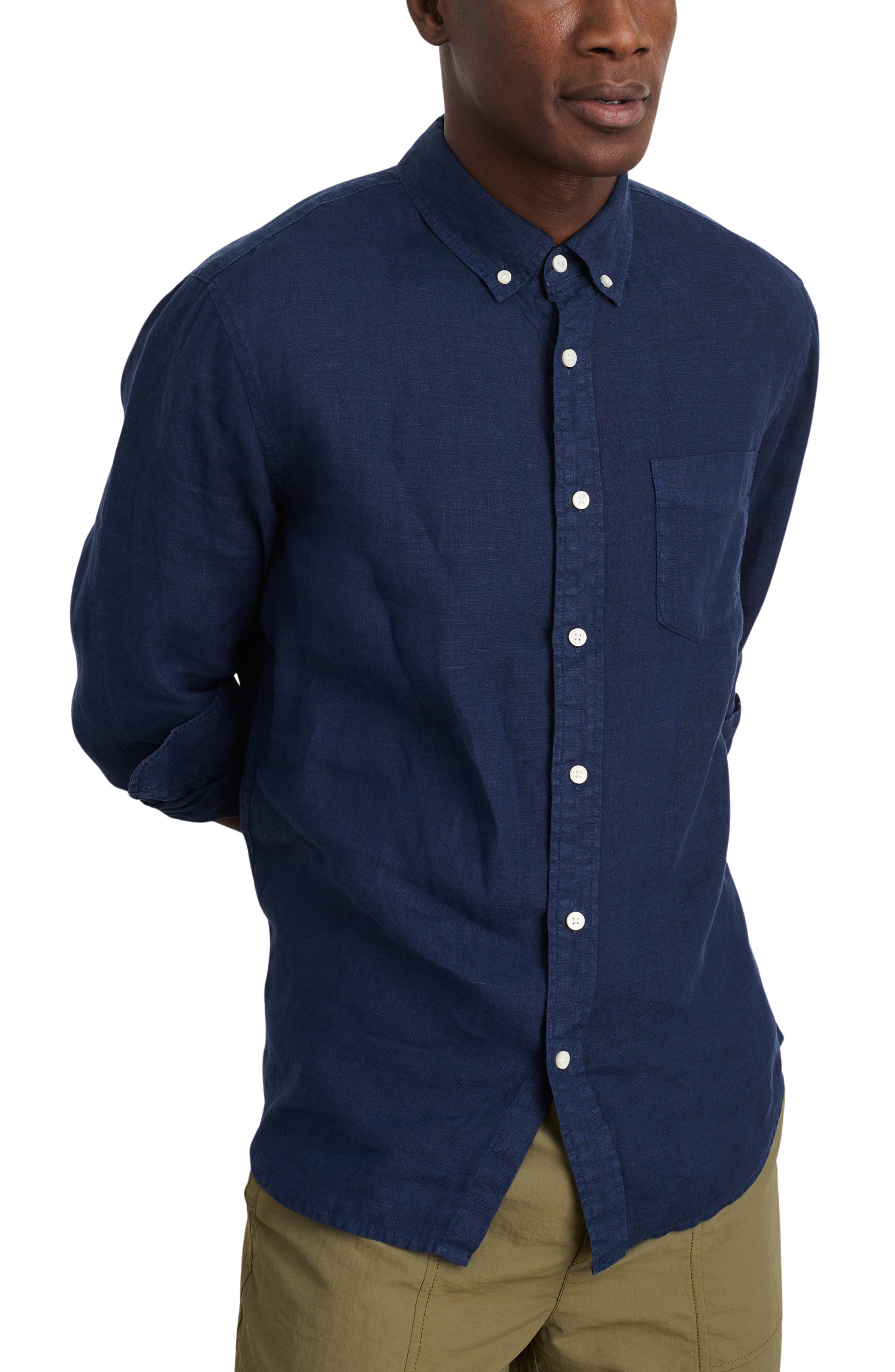 Mill Linen Button-Down Shirt - image 3
