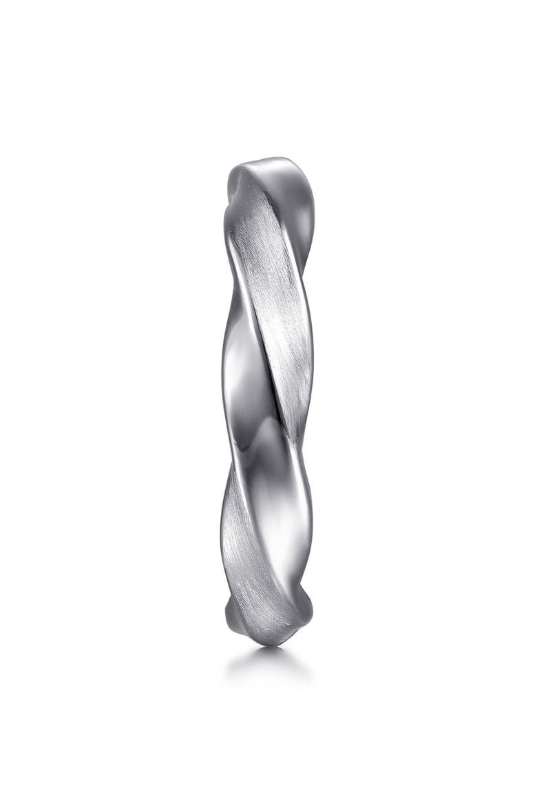 Meridian Sterling Silver Twisted Band Ring, Alternate, color, STERLING SILVER