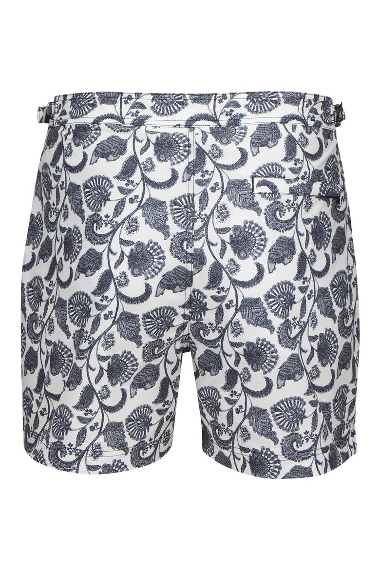 Breeze Floral Swim Trunks, Alternate, color, SEASHELL