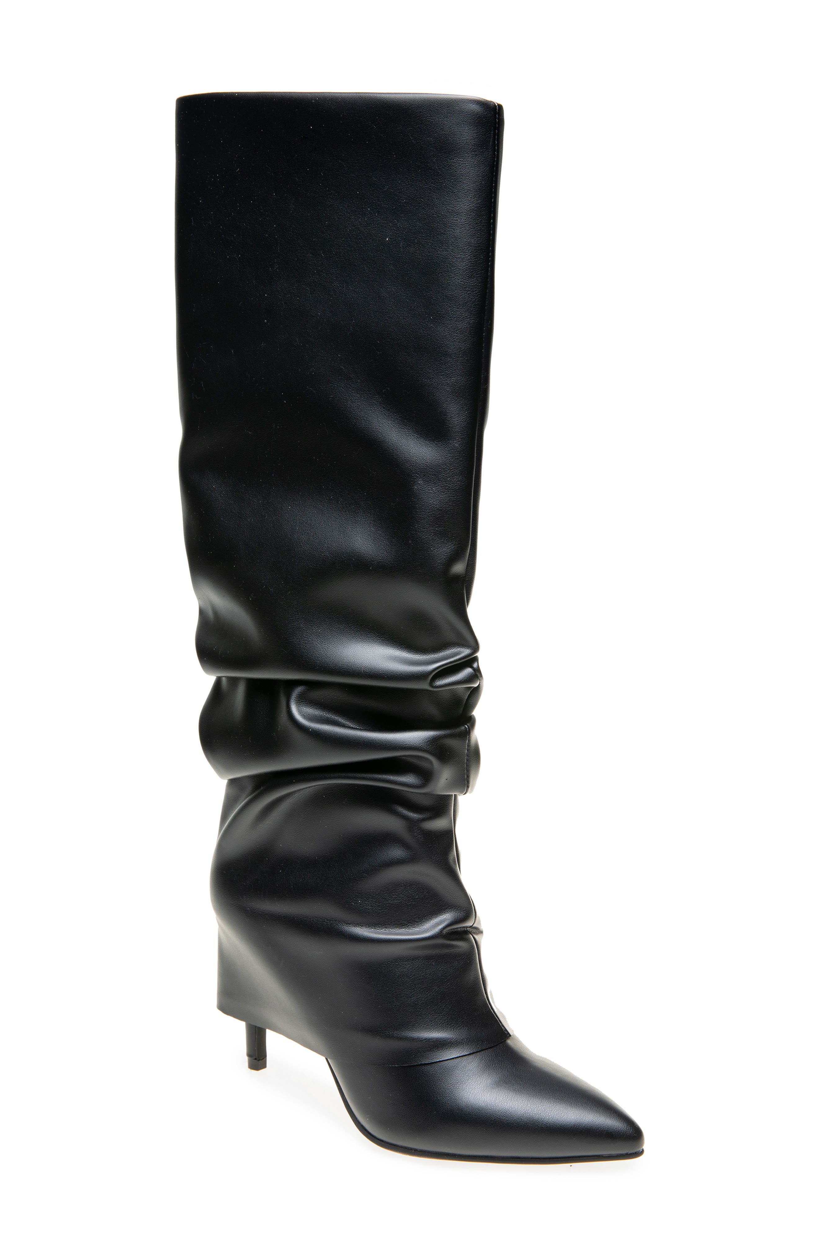 Asher Faux Leather Wedge Boot