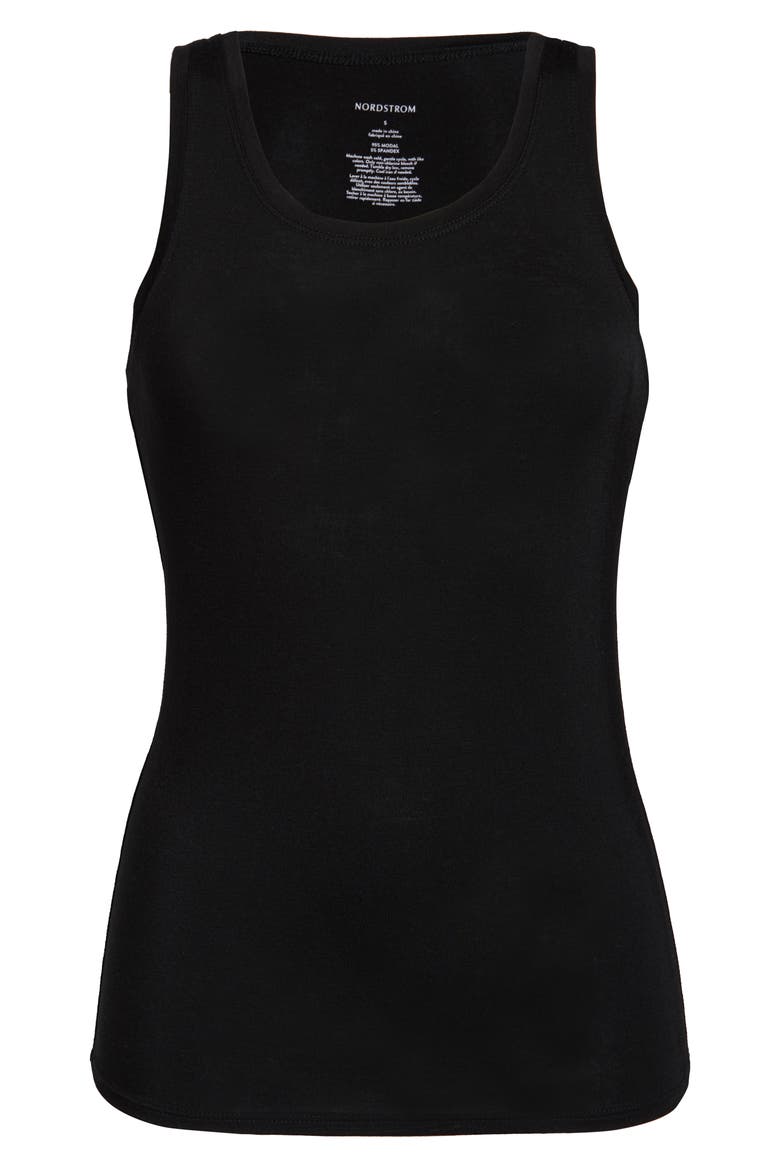 Moonlight Comfort Layer Tank, Alternate, color, BLACK
