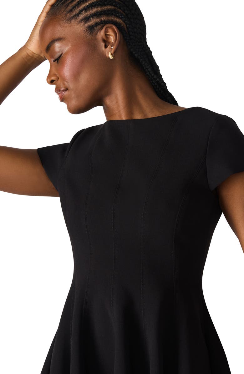 Steve Madden Nili Fit & Flare Minidress, Alternate, color, Black