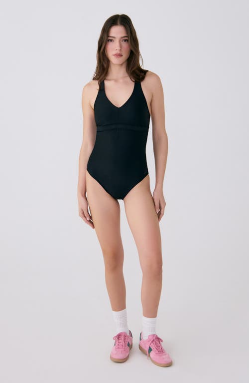 Lole Playa One-piece Swimsuit In Black Beauty
