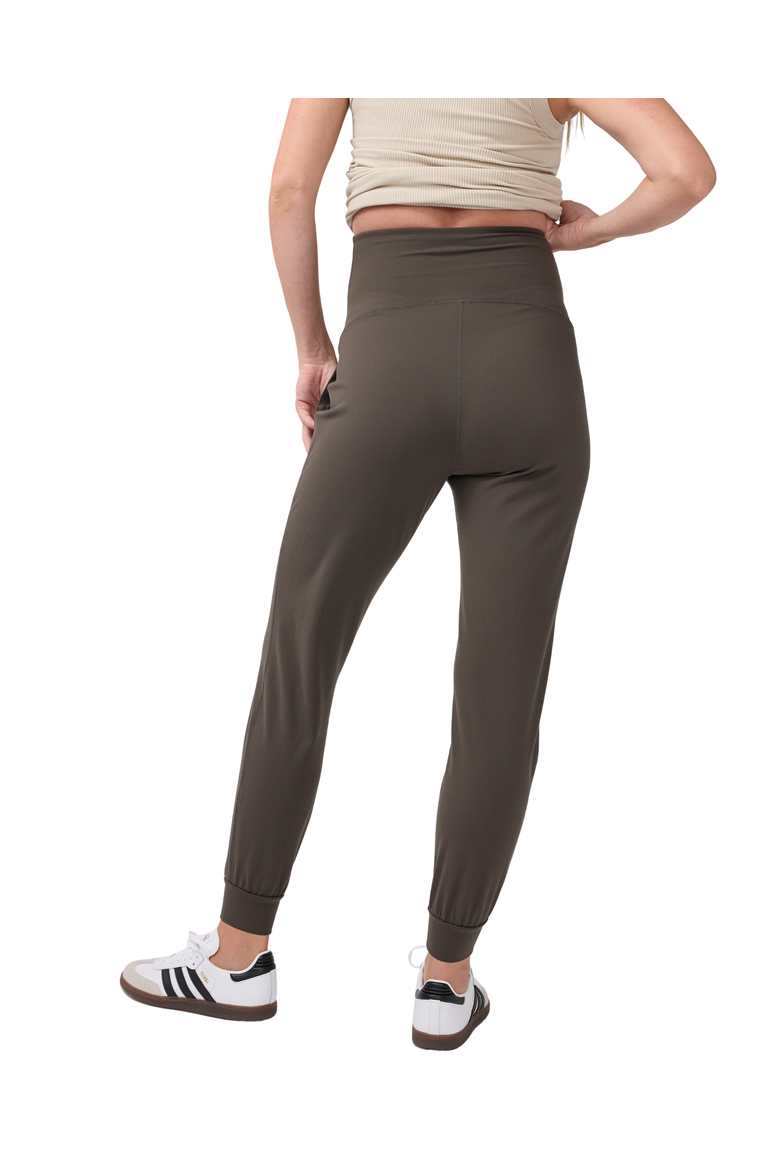 Active Tapered Leg Knit Maternity Jogger, Alternate, color, Black Olive