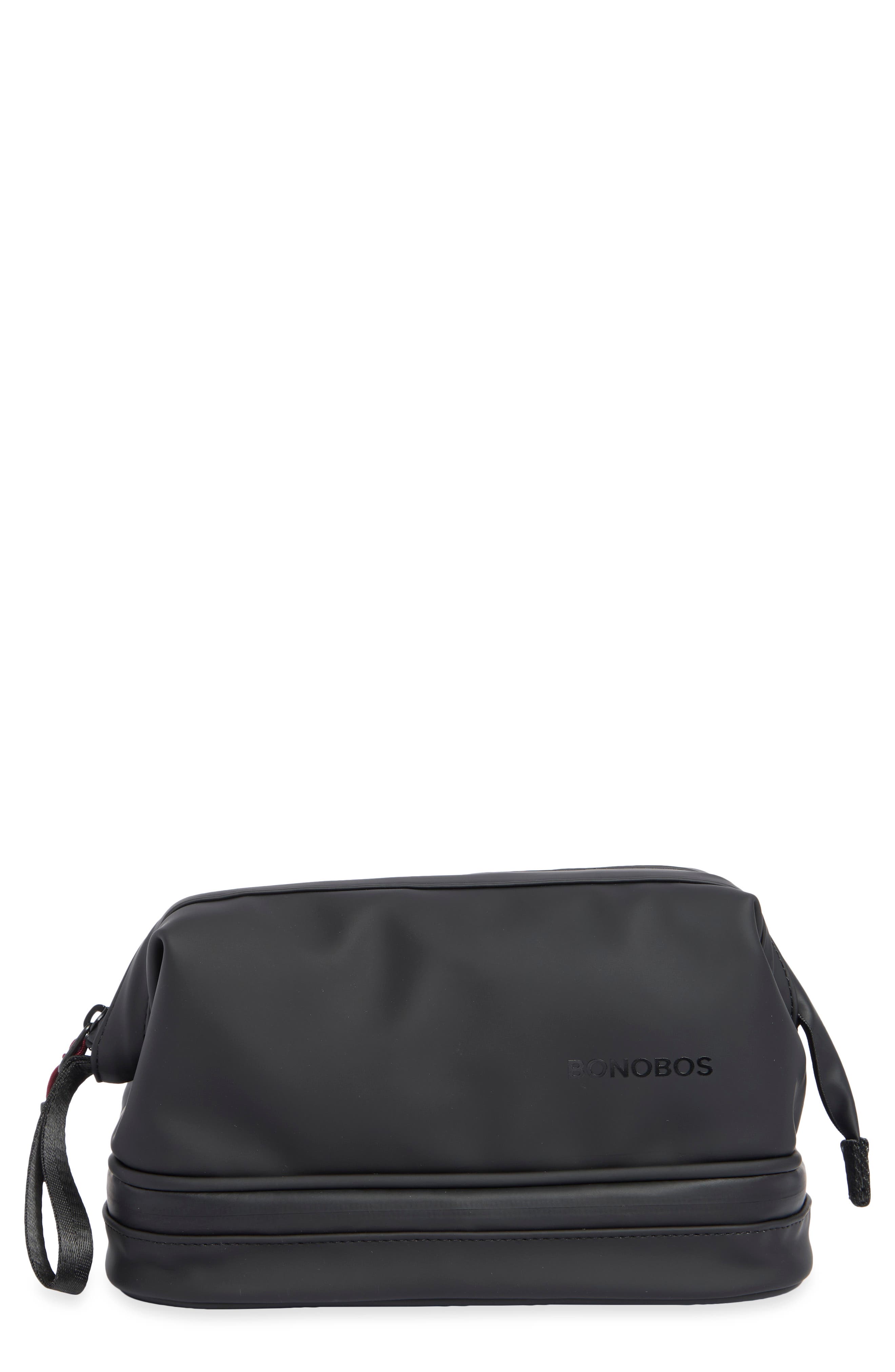Bonobos Rubberized Dopp Kit In Black
