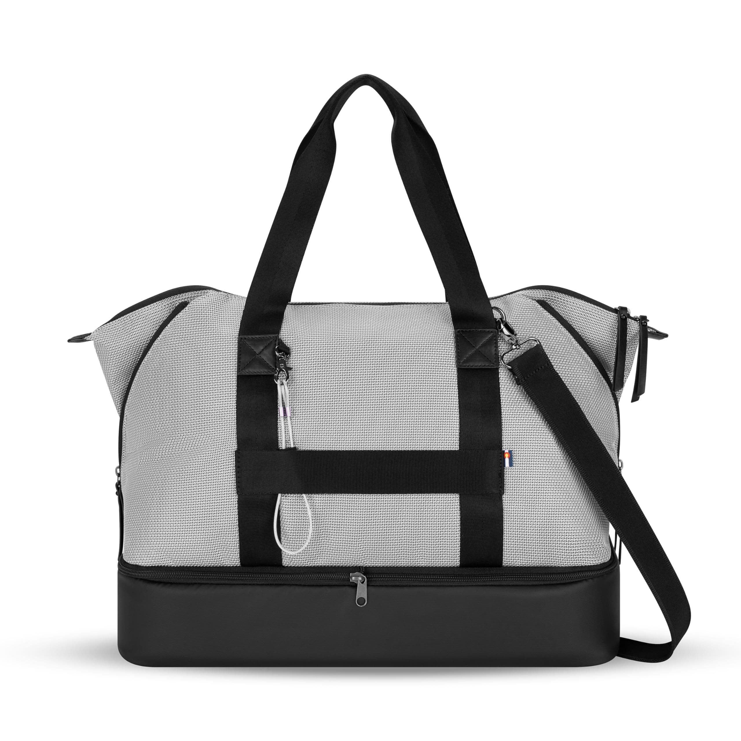 Sherpani Boston Women's Anti-theft Travel Tote Duffel With Removable Shoe Compartment In Multi